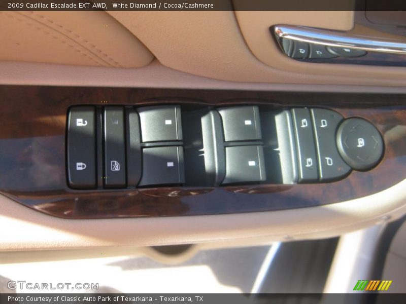 White Diamond / Cocoa/Cashmere 2009 Cadillac Escalade EXT AWD