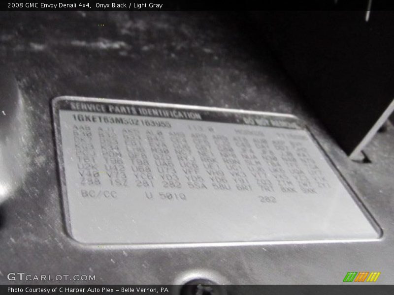Onyx Black / Light Gray 2008 GMC Envoy Denali 4x4