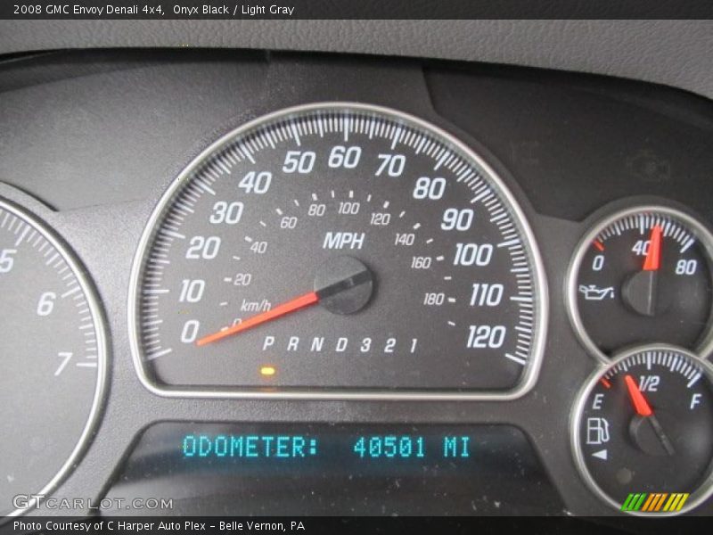 Onyx Black / Light Gray 2008 GMC Envoy Denali 4x4