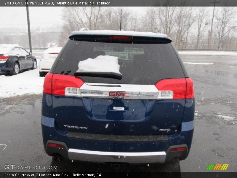 Atlantic Blue Metallic / Jet Black 2010 GMC Terrain SLT AWD