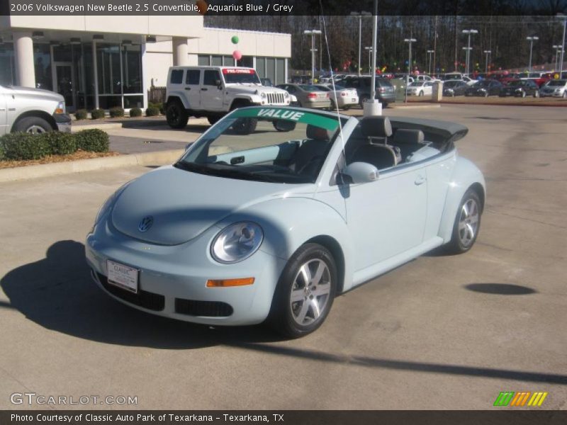 Aquarius Blue / Grey 2006 Volkswagen New Beetle 2.5 Convertible