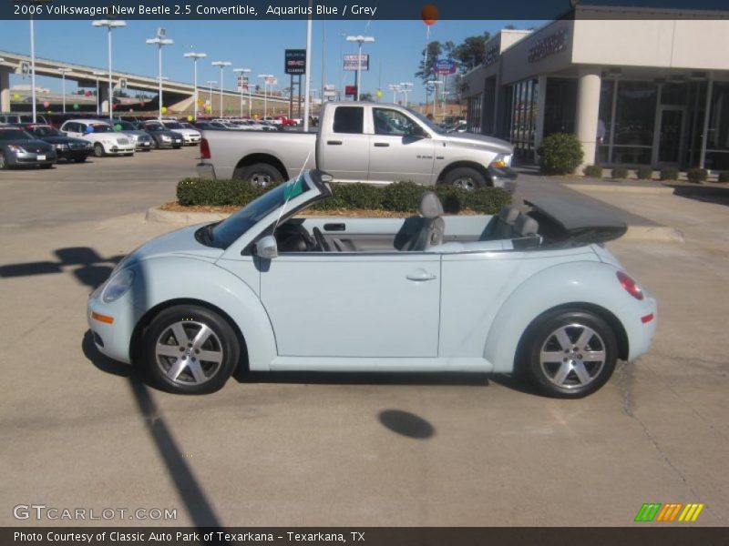 Aquarius Blue / Grey 2006 Volkswagen New Beetle 2.5 Convertible