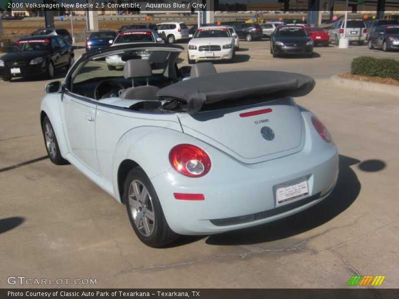 Aquarius Blue / Grey 2006 Volkswagen New Beetle 2.5 Convertible