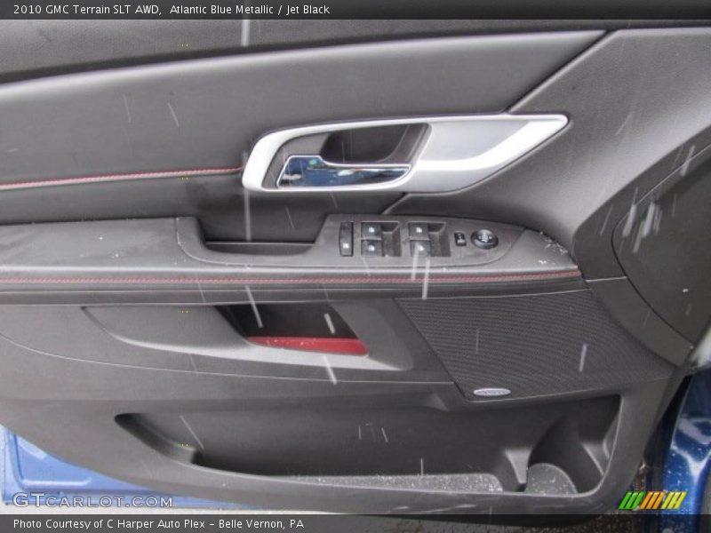 Atlantic Blue Metallic / Jet Black 2010 GMC Terrain SLT AWD