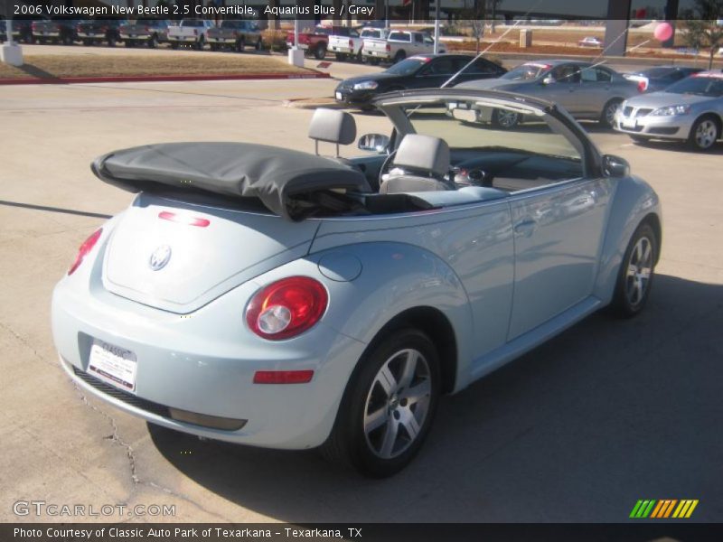 Aquarius Blue / Grey 2006 Volkswagen New Beetle 2.5 Convertible