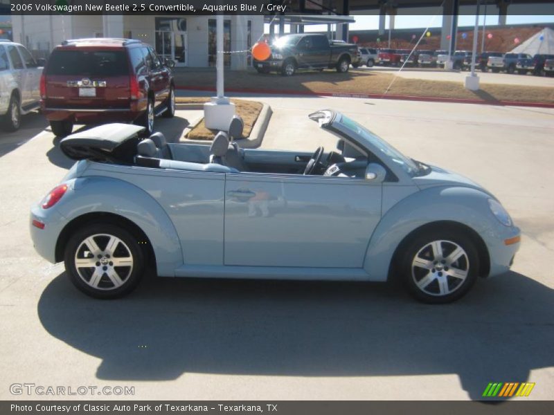 Aquarius Blue / Grey 2006 Volkswagen New Beetle 2.5 Convertible