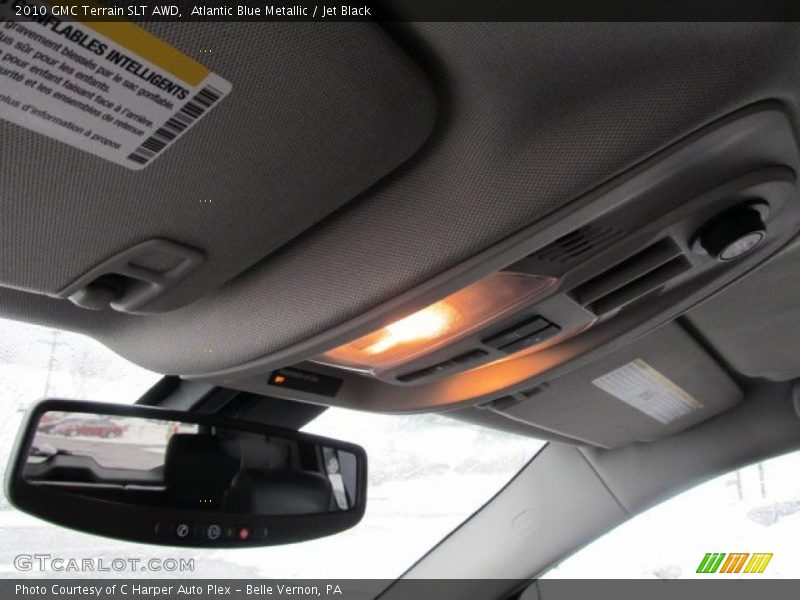 Atlantic Blue Metallic / Jet Black 2010 GMC Terrain SLT AWD
