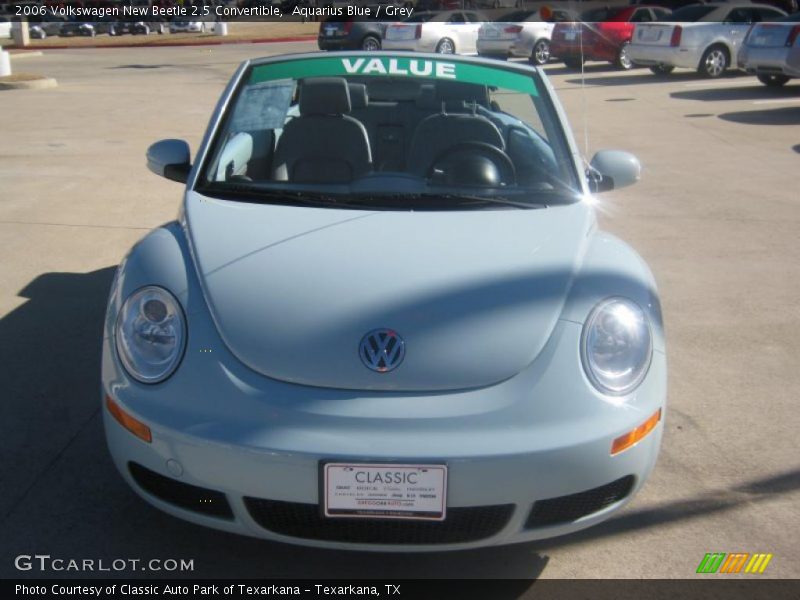 Aquarius Blue / Grey 2006 Volkswagen New Beetle 2.5 Convertible