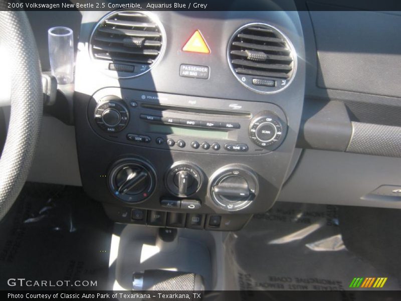 Aquarius Blue / Grey 2006 Volkswagen New Beetle 2.5 Convertible