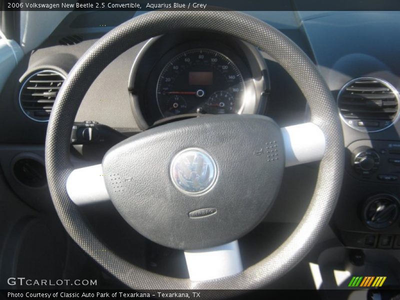 Aquarius Blue / Grey 2006 Volkswagen New Beetle 2.5 Convertible