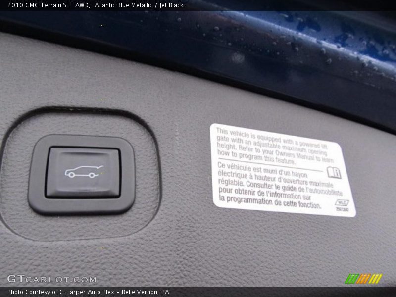 Atlantic Blue Metallic / Jet Black 2010 GMC Terrain SLT AWD