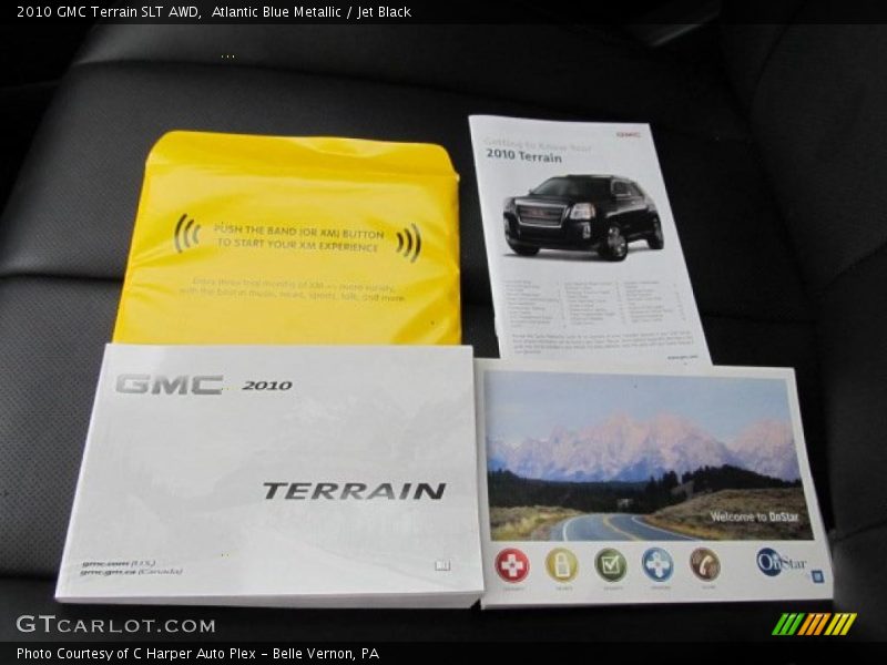 Atlantic Blue Metallic / Jet Black 2010 GMC Terrain SLT AWD