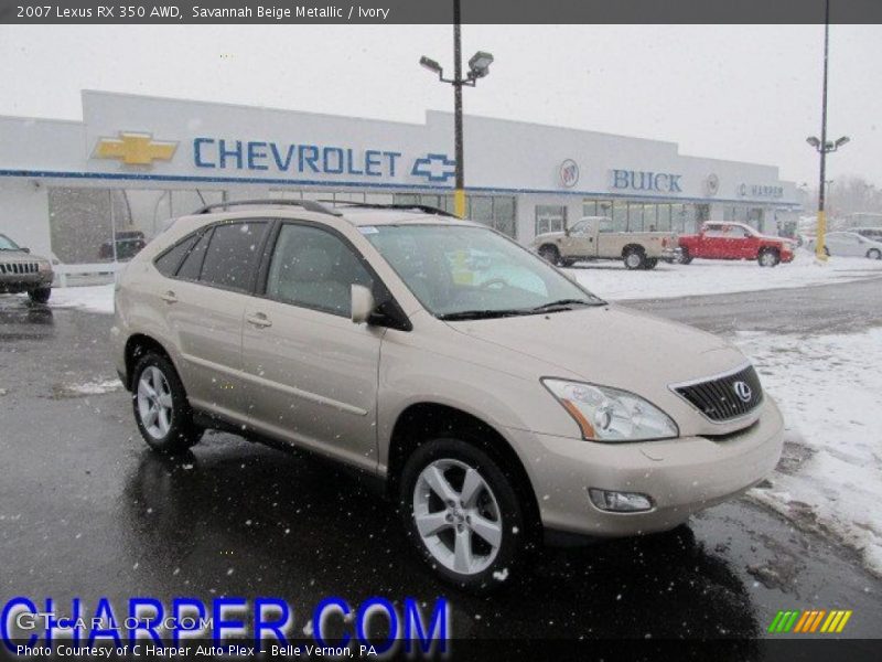 Savannah Beige Metallic / Ivory 2007 Lexus RX 350 AWD