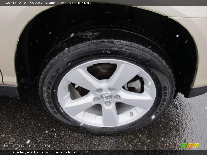 Savannah Beige Metallic / Ivory 2007 Lexus RX 350 AWD