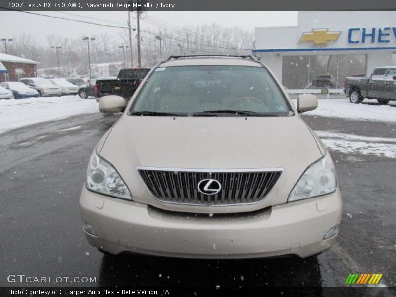 Savannah Beige Metallic / Ivory 2007 Lexus RX 350 AWD