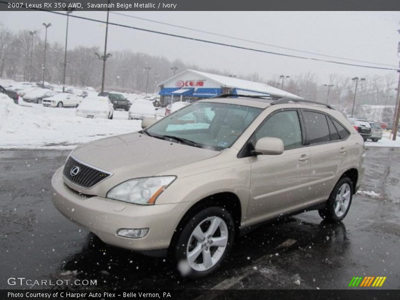 Savannah Beige Metallic / Ivory 2007 Lexus RX 350 AWD