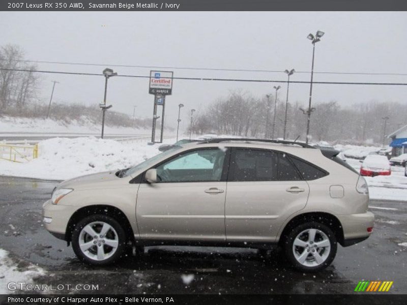 Savannah Beige Metallic / Ivory 2007 Lexus RX 350 AWD