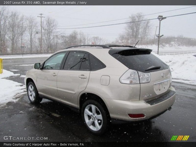 Savannah Beige Metallic / Ivory 2007 Lexus RX 350 AWD