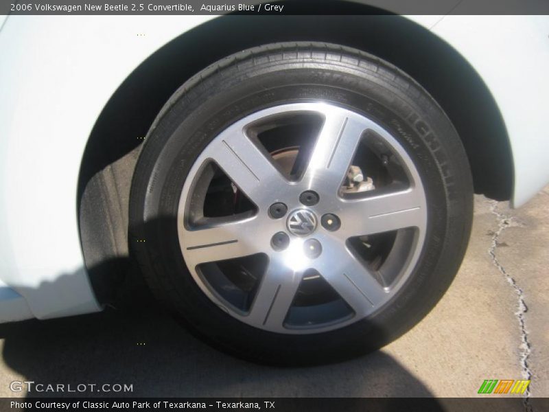 Aquarius Blue / Grey 2006 Volkswagen New Beetle 2.5 Convertible