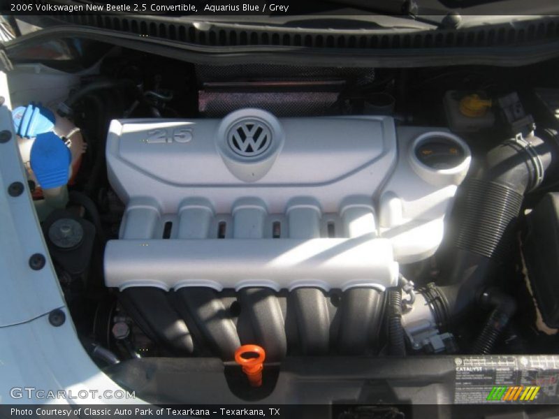  2006 New Beetle 2.5 Convertible Engine - 2.5L DOHC 20V Inline 5 Cylinder