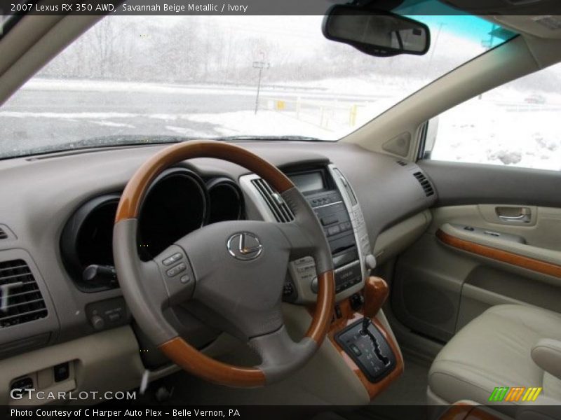 Savannah Beige Metallic / Ivory 2007 Lexus RX 350 AWD