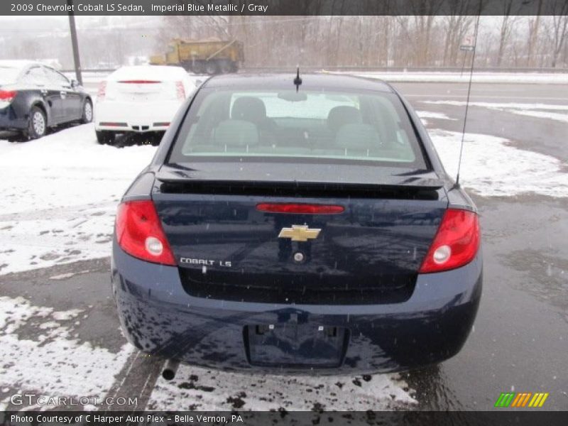 Imperial Blue Metallic / Gray 2009 Chevrolet Cobalt LS Sedan
