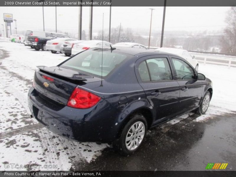 Imperial Blue Metallic / Gray 2009 Chevrolet Cobalt LS Sedan