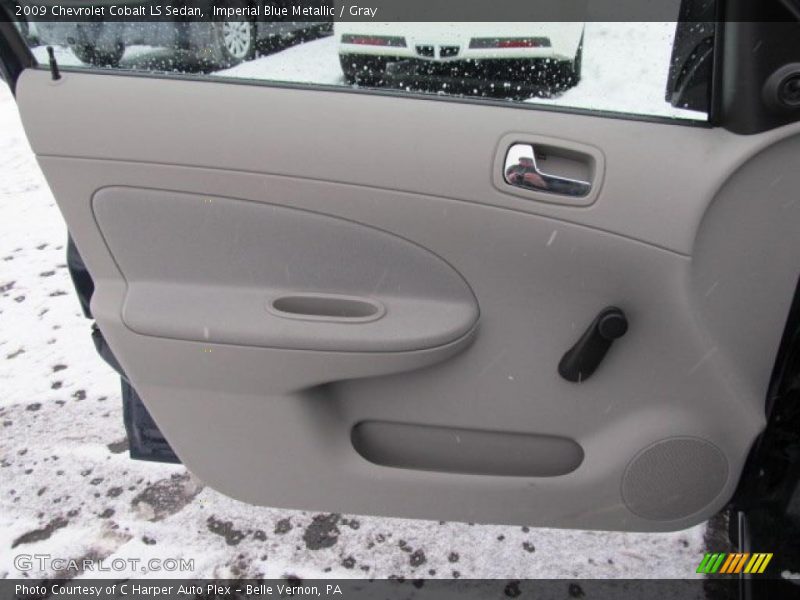 Imperial Blue Metallic / Gray 2009 Chevrolet Cobalt LS Sedan