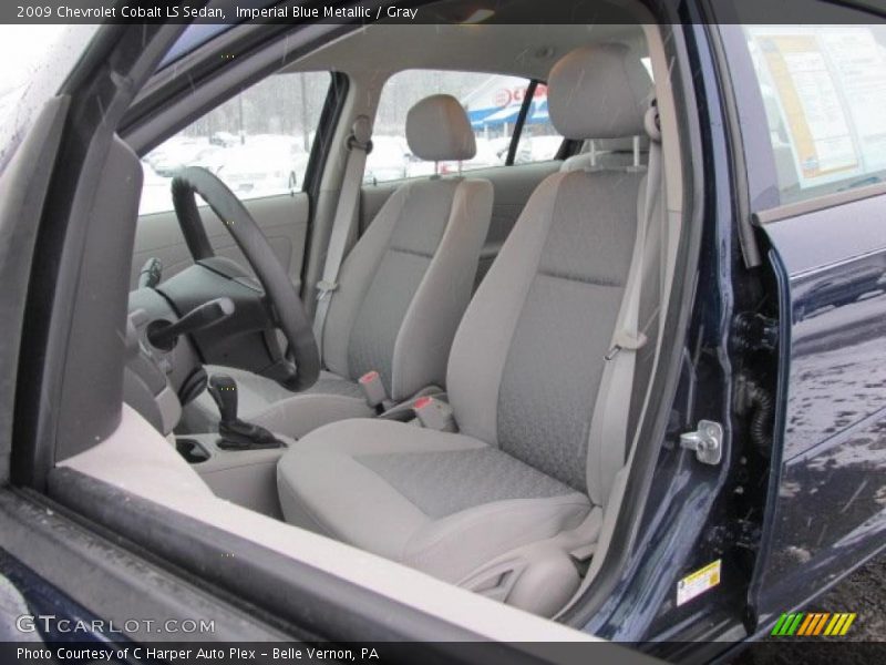 Imperial Blue Metallic / Gray 2009 Chevrolet Cobalt LS Sedan
