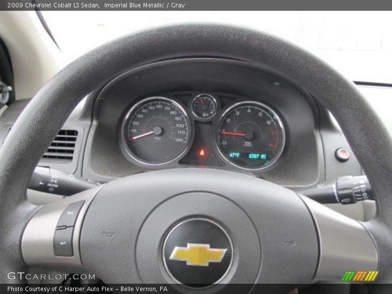 Imperial Blue Metallic / Gray 2009 Chevrolet Cobalt LS Sedan