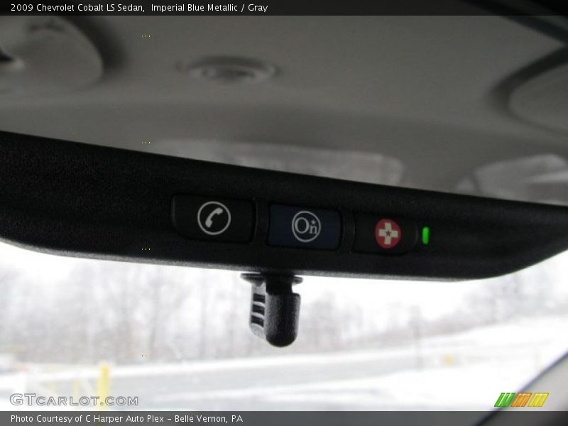 Imperial Blue Metallic / Gray 2009 Chevrolet Cobalt LS Sedan