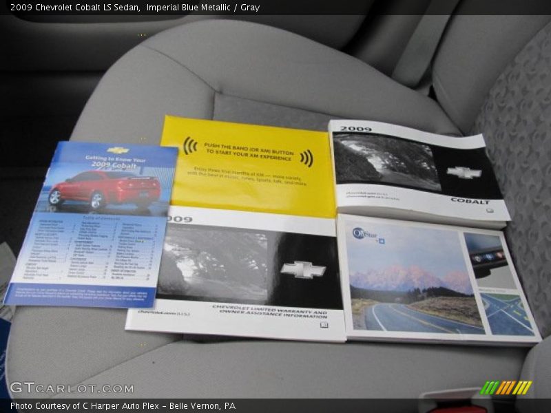 Imperial Blue Metallic / Gray 2009 Chevrolet Cobalt LS Sedan