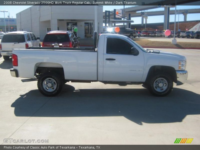 Summit White / Dark Titanium 2008 Chevrolet Silverado 2500HD Work Truck Regular Cab