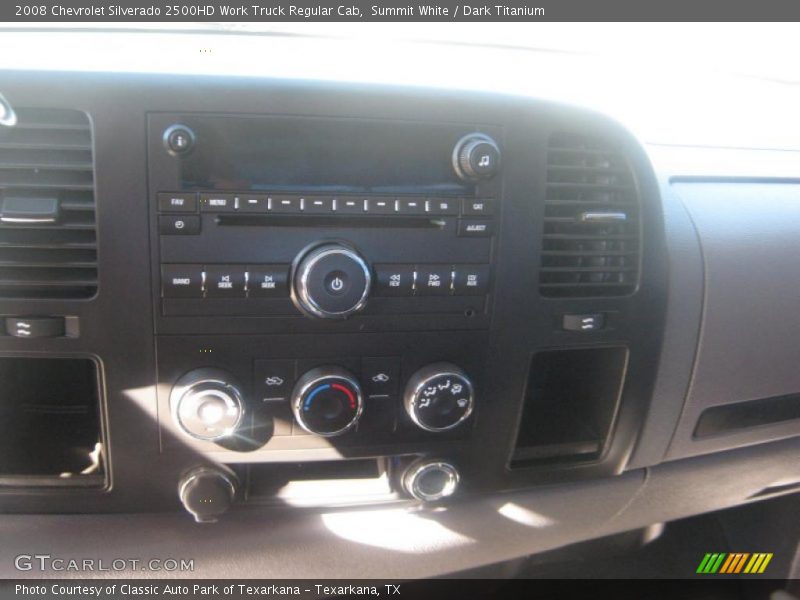 Summit White / Dark Titanium 2008 Chevrolet Silverado 2500HD Work Truck Regular Cab