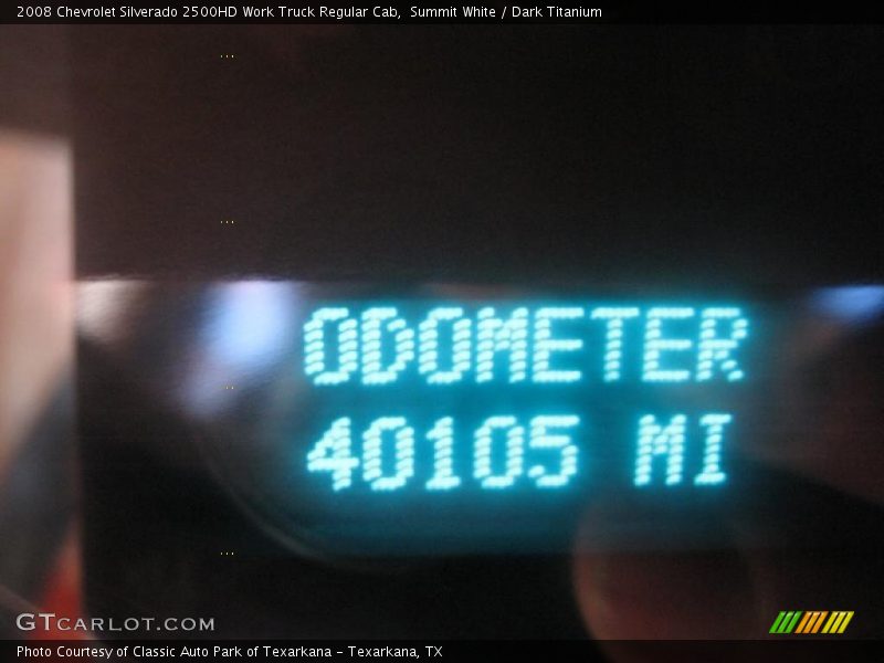 Summit White / Dark Titanium 2008 Chevrolet Silverado 2500HD Work Truck Regular Cab