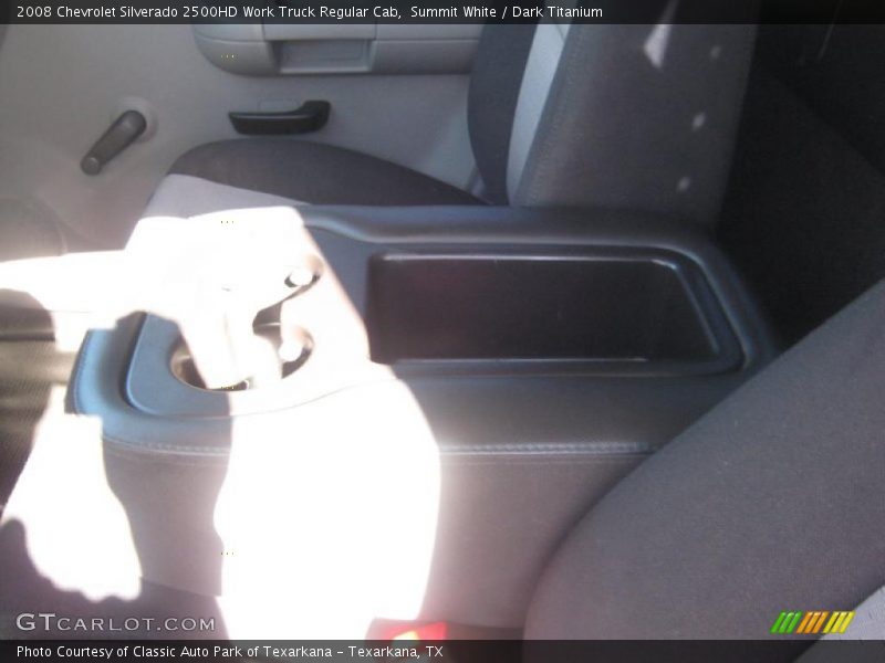 Summit White / Dark Titanium 2008 Chevrolet Silverado 2500HD Work Truck Regular Cab