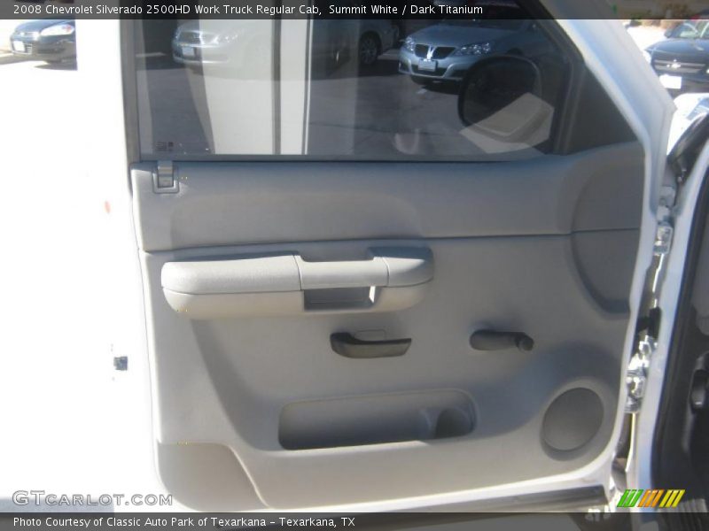 Summit White / Dark Titanium 2008 Chevrolet Silverado 2500HD Work Truck Regular Cab