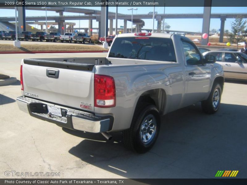 Silver Birch Metallic / Dark Titanium 2009 GMC Sierra 1500 Work Truck Regular Cab