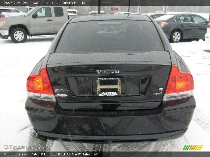 Black / Gobi Sand R Metallic 2007 Volvo S60 R AWD