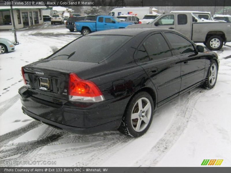 Black / Gobi Sand R Metallic 2007 Volvo S60 R AWD