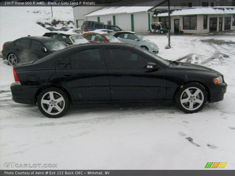 Black / Gobi Sand R Metallic 2007 Volvo S60 R AWD