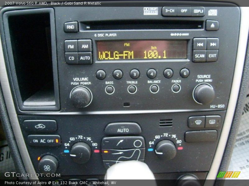 Controls of 2007 S60 R AWD