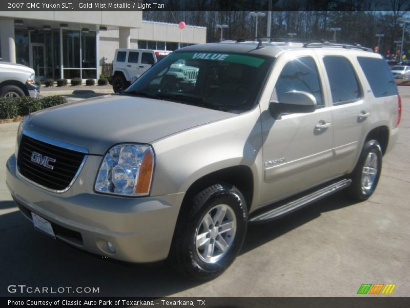 Gold Mist Metallic / Light Tan 2007 GMC Yukon SLT