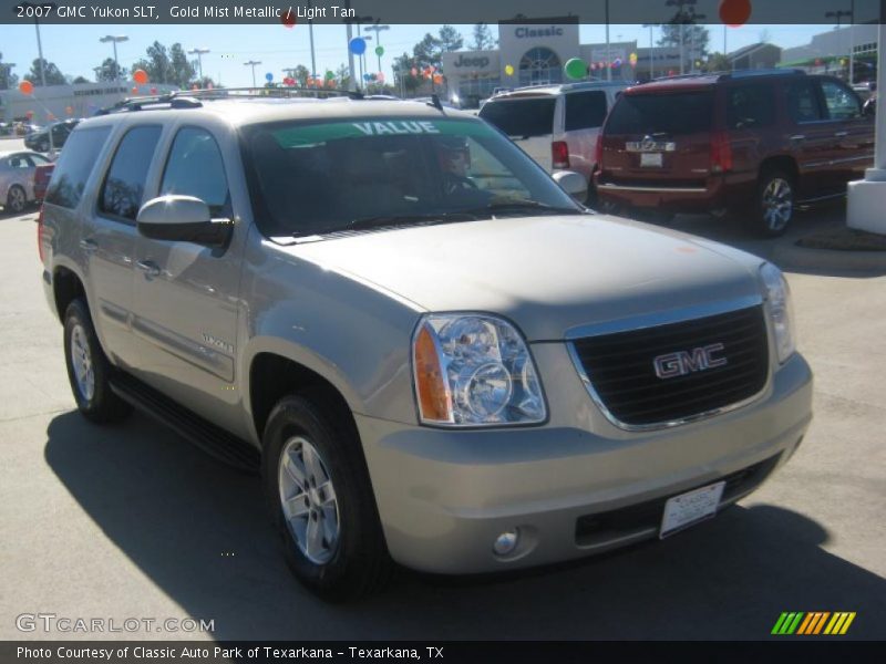 Gold Mist Metallic / Light Tan 2007 GMC Yukon SLT