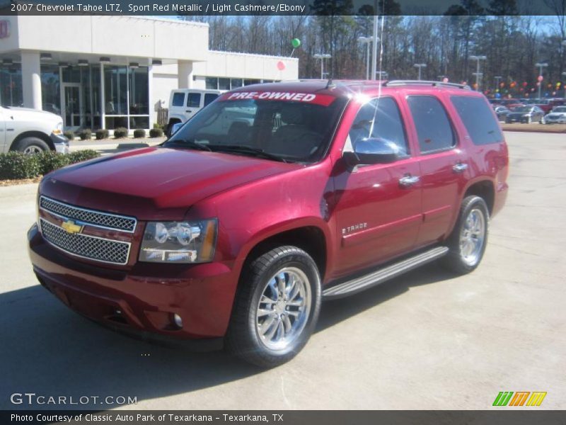 Sport Red Metallic / Light Cashmere/Ebony 2007 Chevrolet Tahoe LTZ