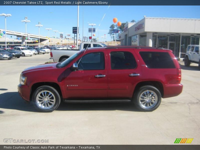 Sport Red Metallic / Light Cashmere/Ebony 2007 Chevrolet Tahoe LTZ