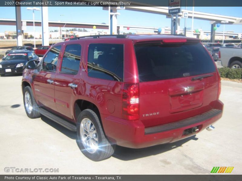 Sport Red Metallic / Light Cashmere/Ebony 2007 Chevrolet Tahoe LTZ