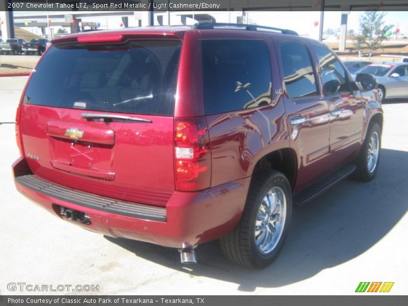 Sport Red Metallic / Light Cashmere/Ebony 2007 Chevrolet Tahoe LTZ