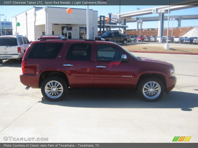 Sport Red Metallic / Light Cashmere/Ebony 2007 Chevrolet Tahoe LTZ
