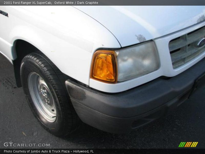 Oxford White / Dark Graphite 2001 Ford Ranger XL SuperCab